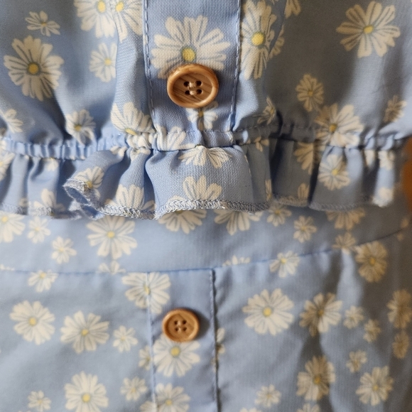 2 Peice Floral Daisy Skirt and Top Set - Picture 5 of 12